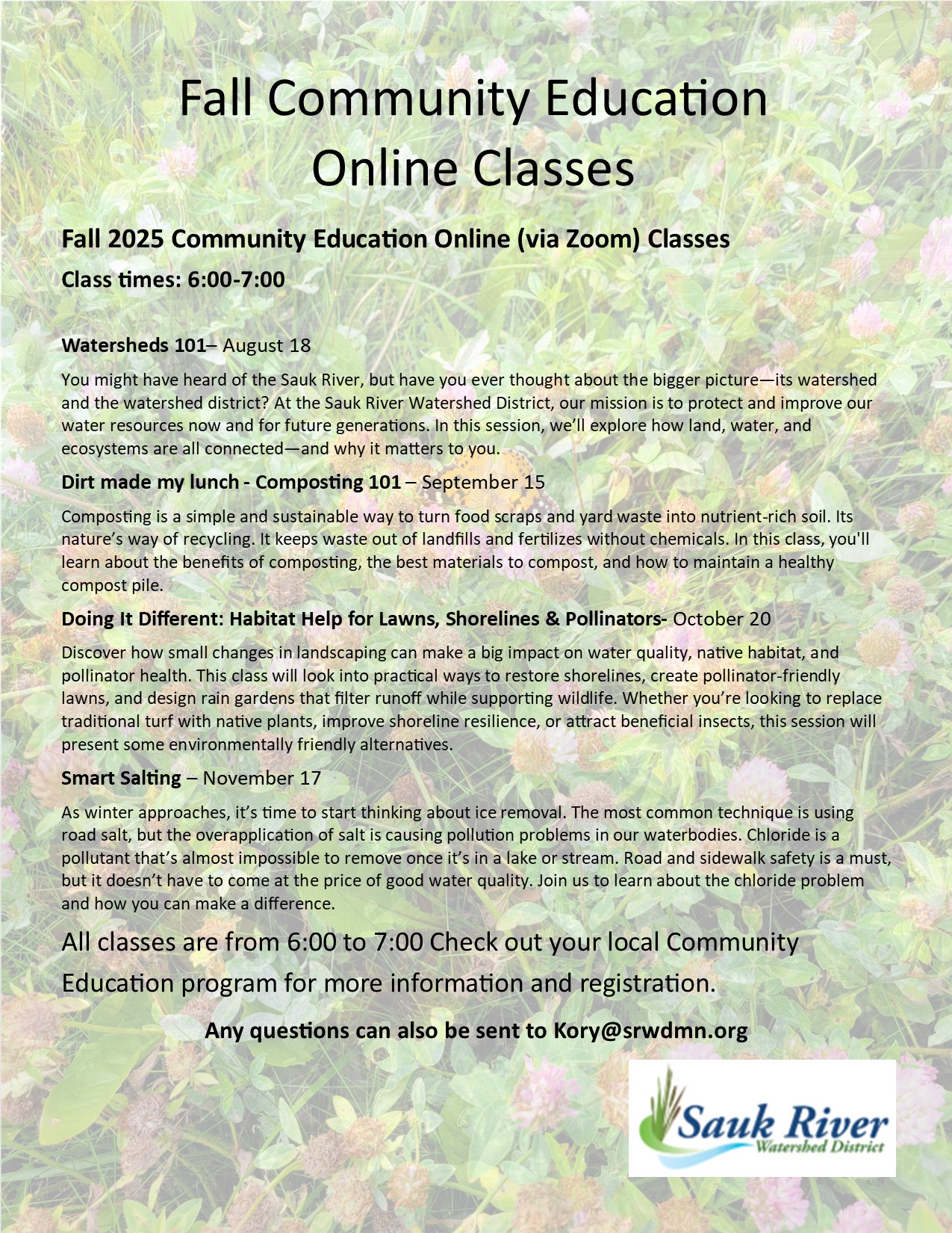 Fall 2025 CE Flyer