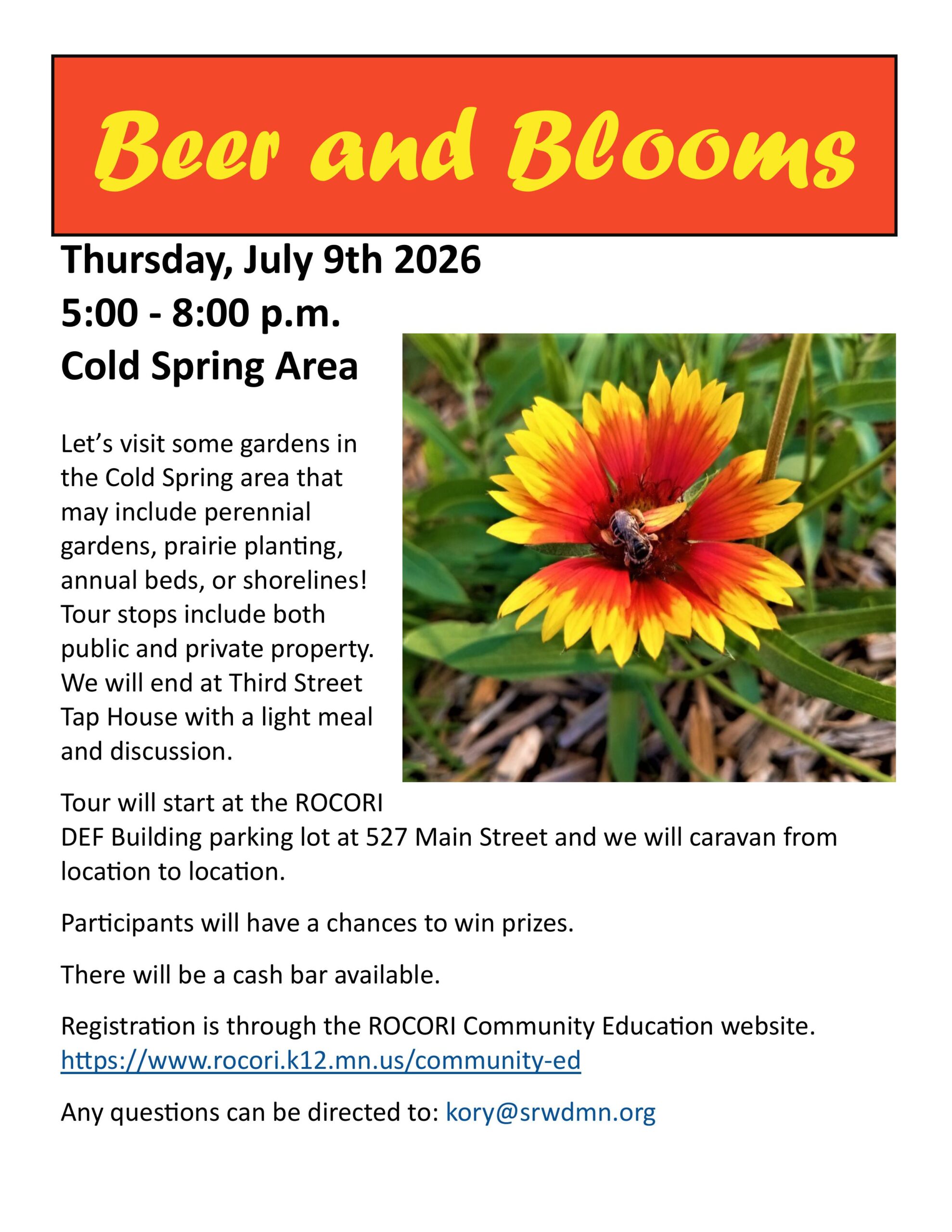 Beer and Blooms Flyer 2026